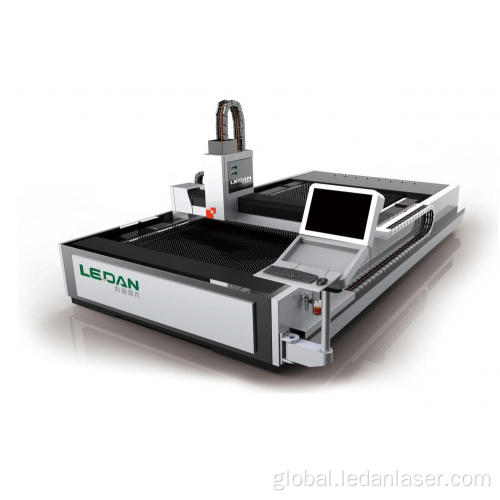 Cnc Fiber Laser Cutting Machine Ledan DFCS4020-6000WSingle-table fiber laser cutting machine Manufactory